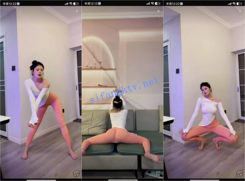 抖音 小百灵 高颜好身材 瑜伽紧身像没穿 各性姿势诱惑【13V】【205M】 预览图 1