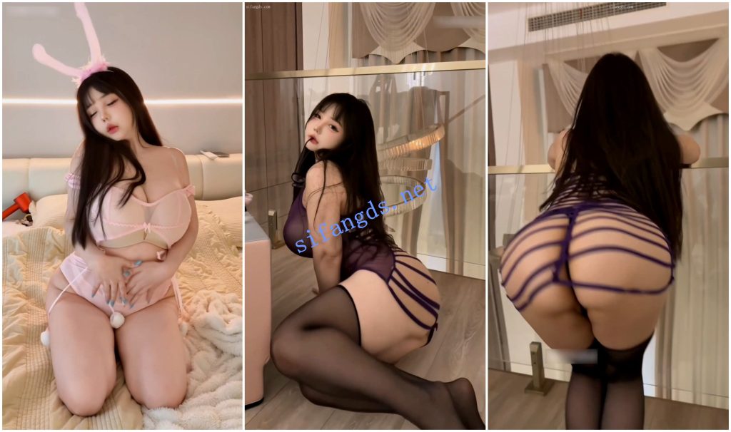 【抖音福利】丰满网红脸嫩妹【乖乖酱】三点制服诱惑肥臀【33V】【2.73G】 预览图 1