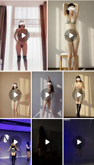 抖音DYITT 付费定制 情趣内衣全裸 诱惑裸舞第1期【8V】【230M】 预览图 1