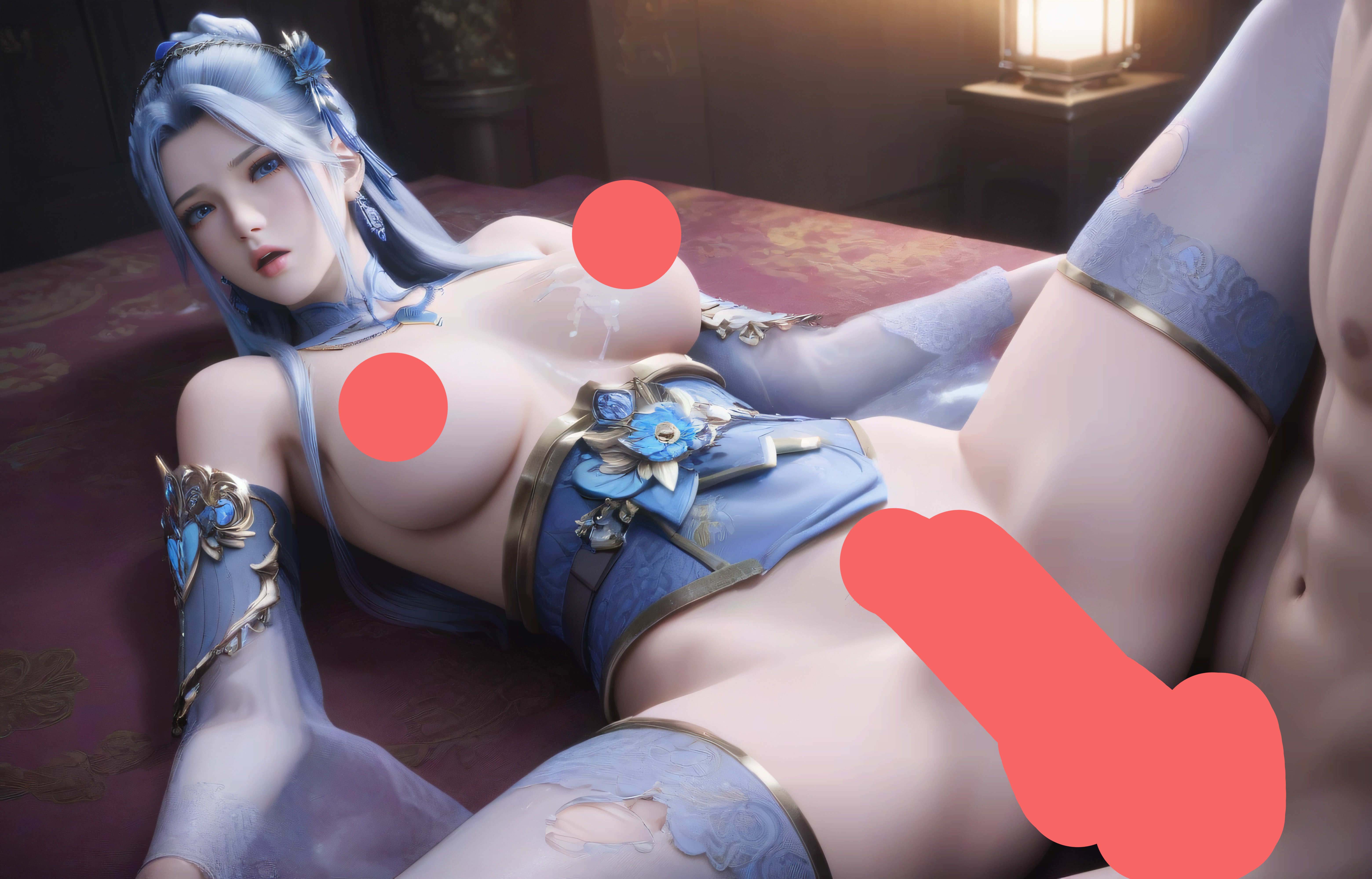 [AI国漫]（搬运至250104）傲世丹神-白幽幽【小雪】【53P】【301MB百度云】 预览图 3