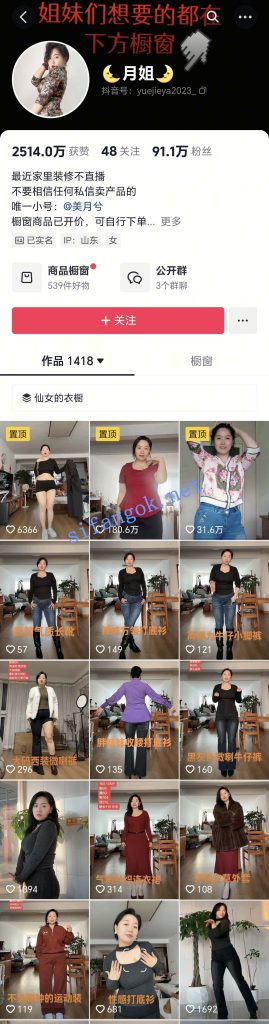 抖音 月姐 90万粉 穿搭博主 露点 裸舞等 超强反差【5V】【68.6M】 预览图 1