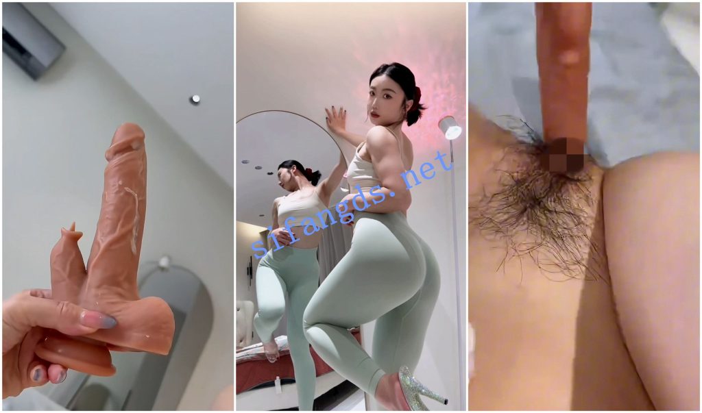 【抖音福利】健身瑜伽裤少妇【美式加满 粗腿公主】自慰【5V】【709M】 预览图 1