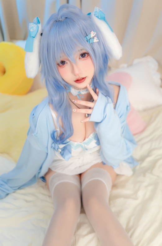 神楽坂真冬 – 甘雨降临 (原神) 【75P 2V 816MB】 预览图 1