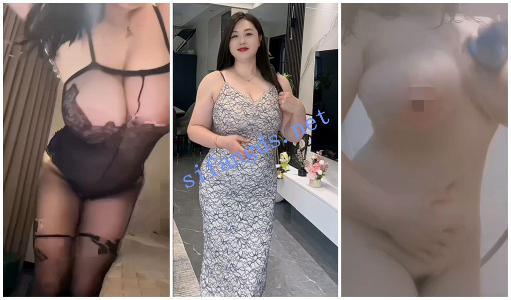 【抖音福利】巨乳肥臀肉感熟女【月牙 如烟 静怡】自慰揉奶【11V】【140M】 预览图 4