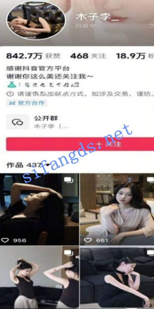 抖音19万粉主播木子李-土豪面前秒变小母狗口交啪啪视频【1V】【180M】 预览图 6