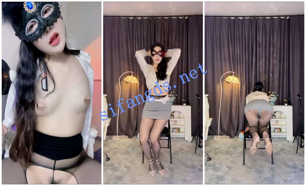 【抖音福利】风骚御姐【岛屿】骚舞丝袜长腿道具自慰【5V】【420M】 预览图 1