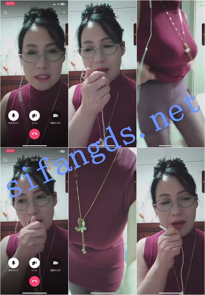 抖音 鱼姐 16万粉 丝袜高跟 木瓜巨乳 露脸露点 一对一自慰【1V】【98.3M】 预览图 9