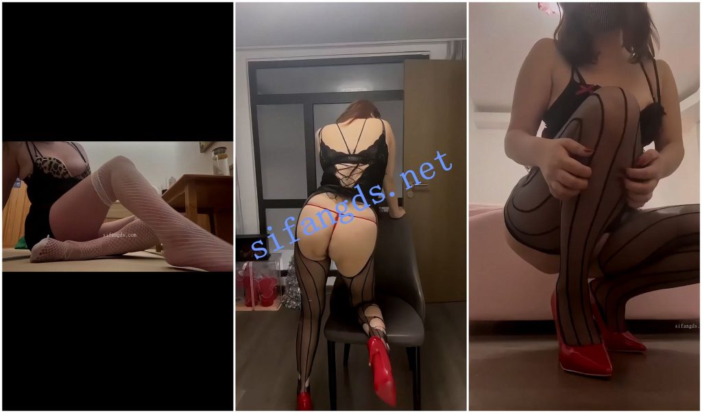 【抖音福利】丝袜肥臀熟女【星辰大海】高跟肥臀1V1丝袜诱【27V】【4.03G】 预览图 6