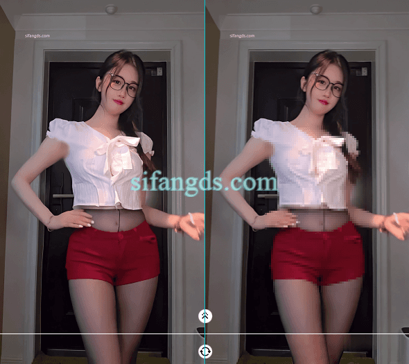 【4K-AI脱衣】抖音网红：少女少妇短视频去衣裸舞对比 第2期【11V】【3.21G】 预览图 9