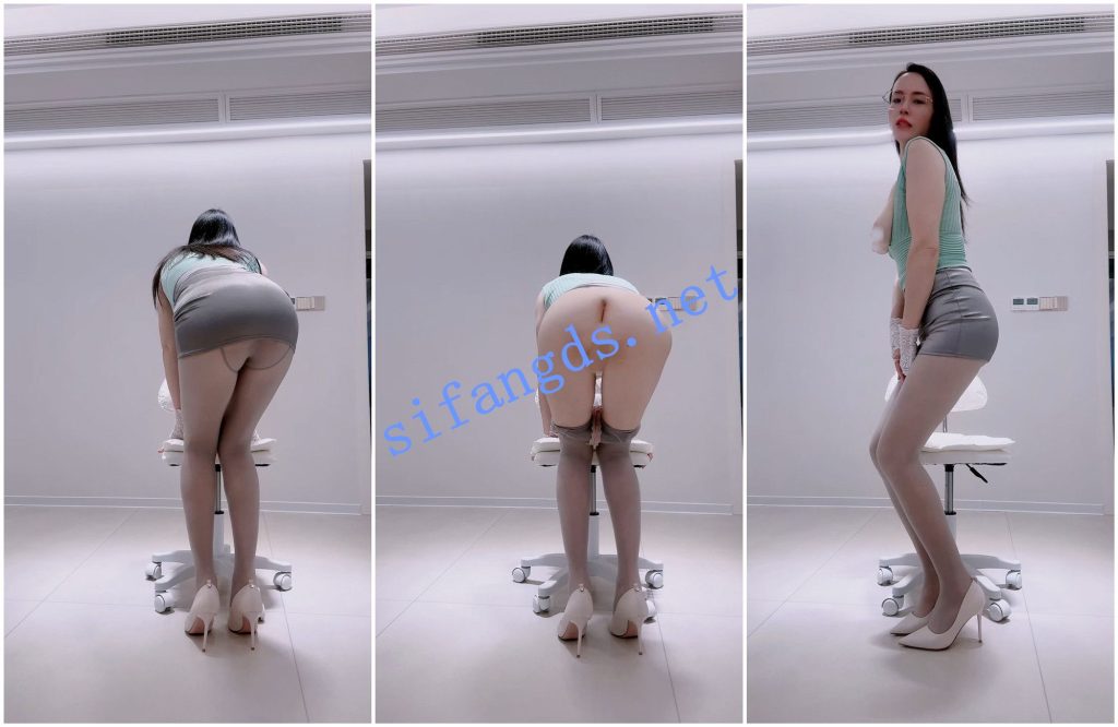 【抖音福利】极品高挑丝袜眼镜御姐【妍姐姐】道具自X丝诱【12V】【2.39G】 预览图 3