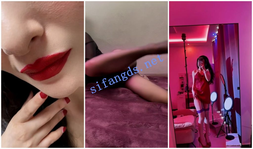 【抖音福利】红唇熟女御姐【磊姨】丝袜高跟骚舌诱惑【9V】【139M】 预览图 6