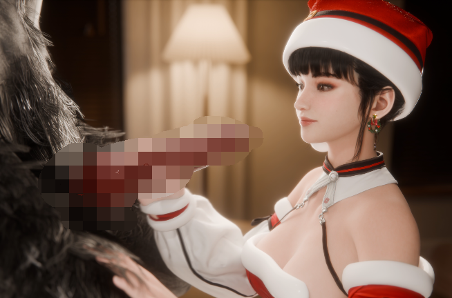 Shark3D (Rekin3D) 2512：塞尔达+梅菲斯+2B+伊芙+蒂法 性感圣诞女神乳交侍奉榨精[1.8G]-福利岛