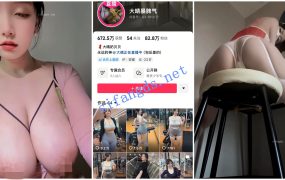 【抖音福利】大奶甜美妹子【大晴暴脾气】丁字肥臀揉奶【5V】【1.05G】