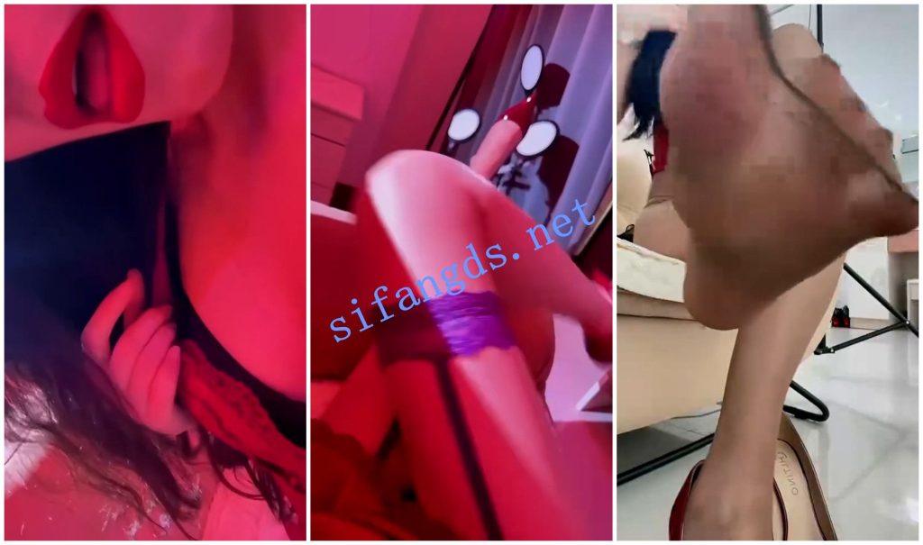 【抖音福利】红唇熟女御姐【磊姨】丝袜高跟骚舌诱惑【9V】【139M】 预览图 4