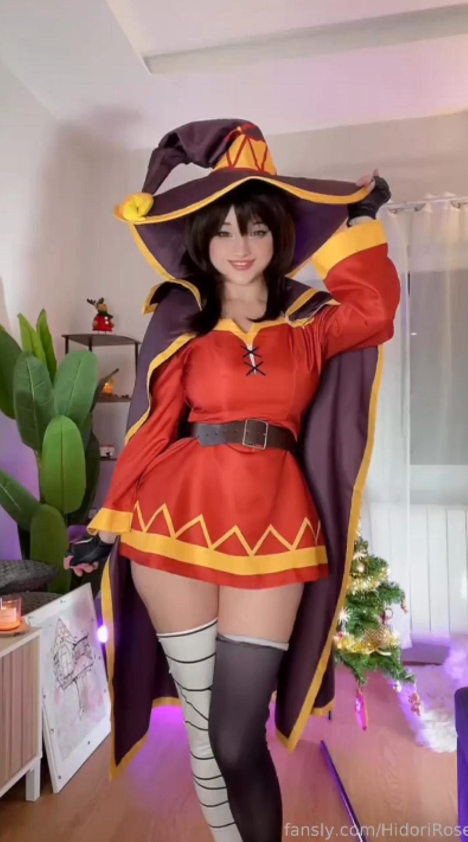 欧美大奶Coser【HidoriRose】惠惠 炮机自慰 中出 后入 口交 【1V 1.17GB】 预览图 1