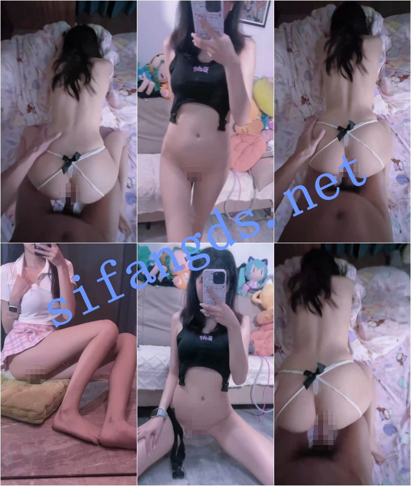 抖音 晗小宅噜 10万粉 筷子腿美腿 露点 肛塞 啪啪做爱【17V】【292M】 预览图 3