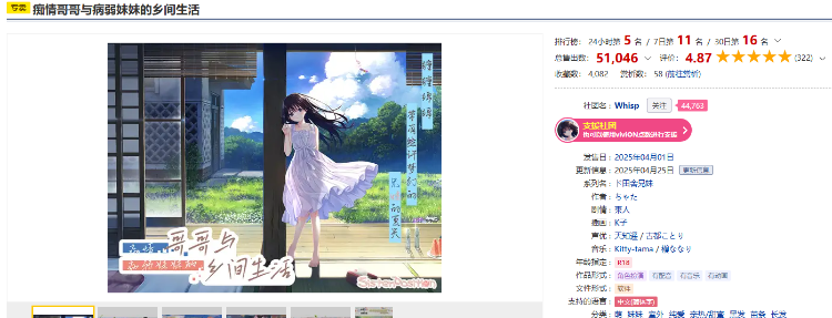 【爆款RPG】[妹系]痴情哥哥与病弱妹妹的乡间生活 Ver1.02 DL官方中文版 DLC1-4 预览图 2