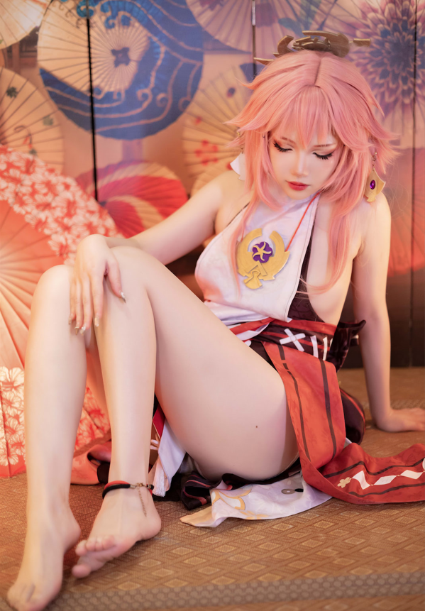 雪晴Astra NO.095 原神 八重神子 【60P2V688M】-福利岛