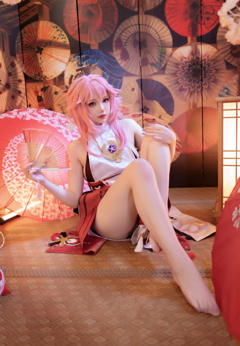 [雪晴Astra] 原神 八重神子 [60P2V – 1.67GB]-福利岛