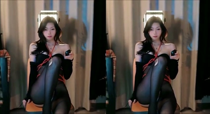 CC 桃诗诗 苏棠-18 高颜美乳 SM捆绑 半裸裸舞 抖胸舞网易【1V】【115M】 预览图 5