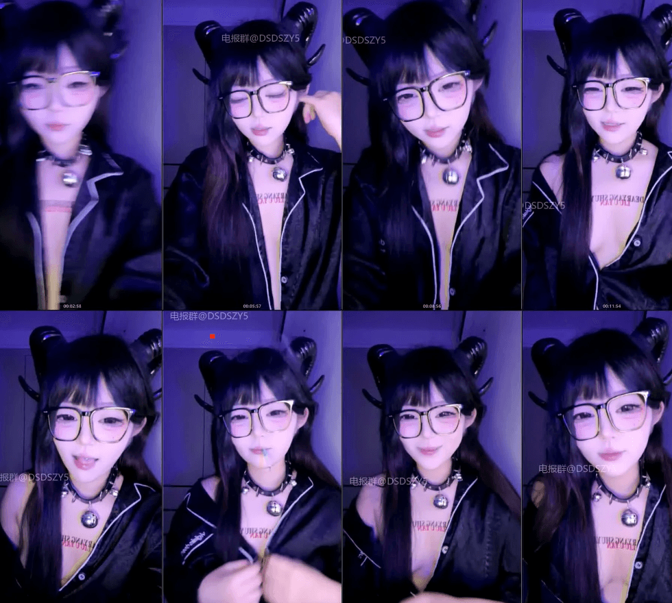 七彩主播【1663758554_魅魔的夜晚】直播录播暗黑系妹子1(6V)-福利岛