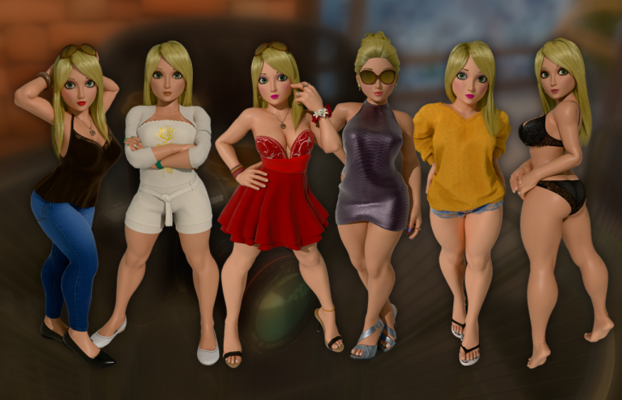 [欧美SLG/汉化] 十分之十的女孩 A 10 out of 10 Girl v1.10 [PC+安卓/1.6G] 预览图 1