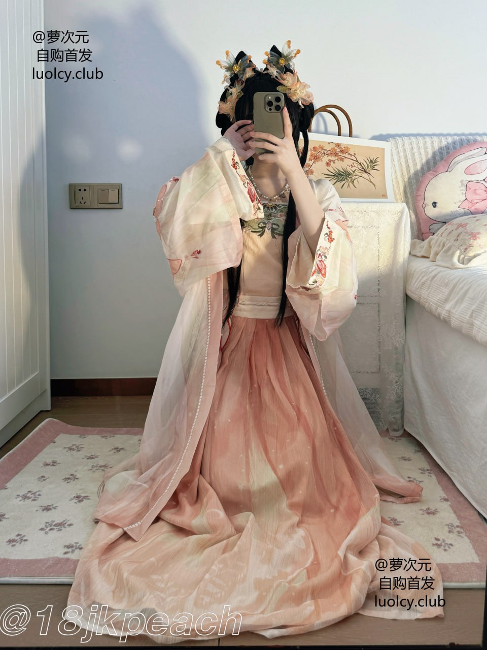 【新】仙仙桃-汉服 1v 7分51秒-福利岛