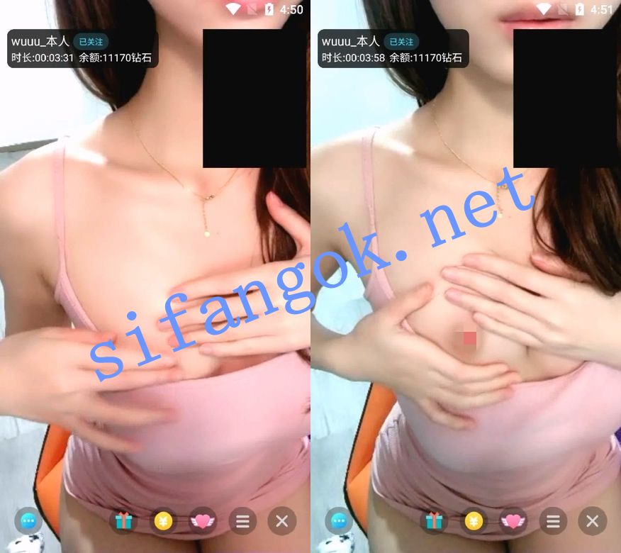 高价可黄1V1平台-极品可爱美女Wuuu舌诱口爆道具展示BB呼吸【4V】【594M】 预览图 5