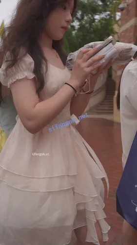 【永久专享】(BC-AA-631)蕾丝裙小姐姐逛街..无痕内一半夹进屁股缝前后CD【1V】【293M】 预览图 4