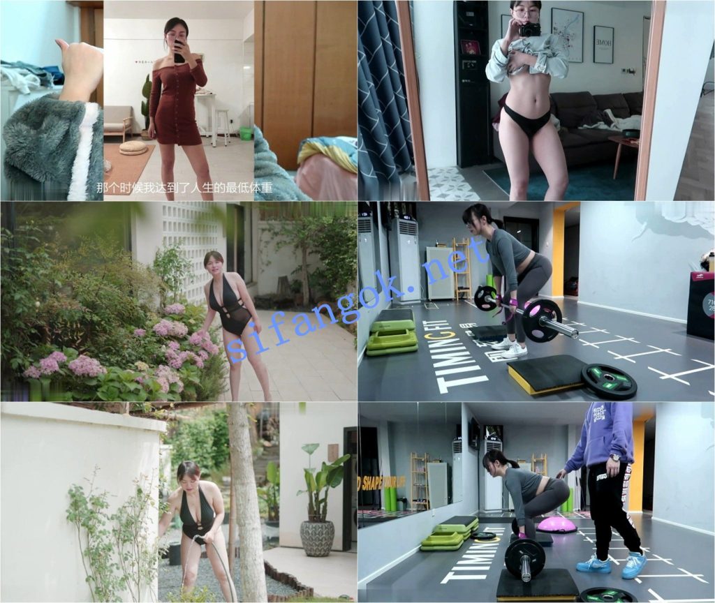 抖音 发发爱健身-2 医学硕士 蜜桃臀 反差 最大尺度 21V【21V】【992M】 预览图 11