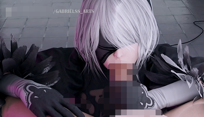 Gabrielss_arts 2512：2B+D.Va+贝优妮塔 性感女神骑乘后入爆肏[1G]-福利岛