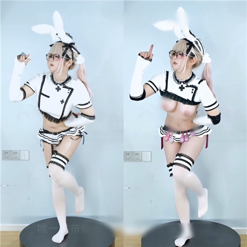 超能！AI脱衣网红美女万象合集 抖音风去衣裸舞对比 第七篇【230V】【1.58G】 预览图 13