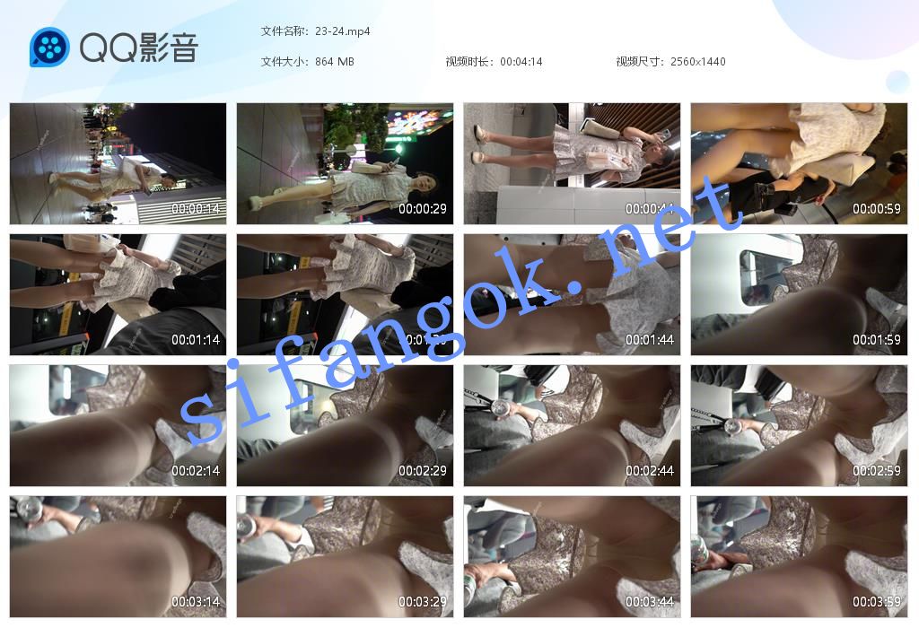 【永久专享】【WaltzCD】华尔兹2023系列之24碎花裙肉丝腿妹【1V】【864M】 预览图 5