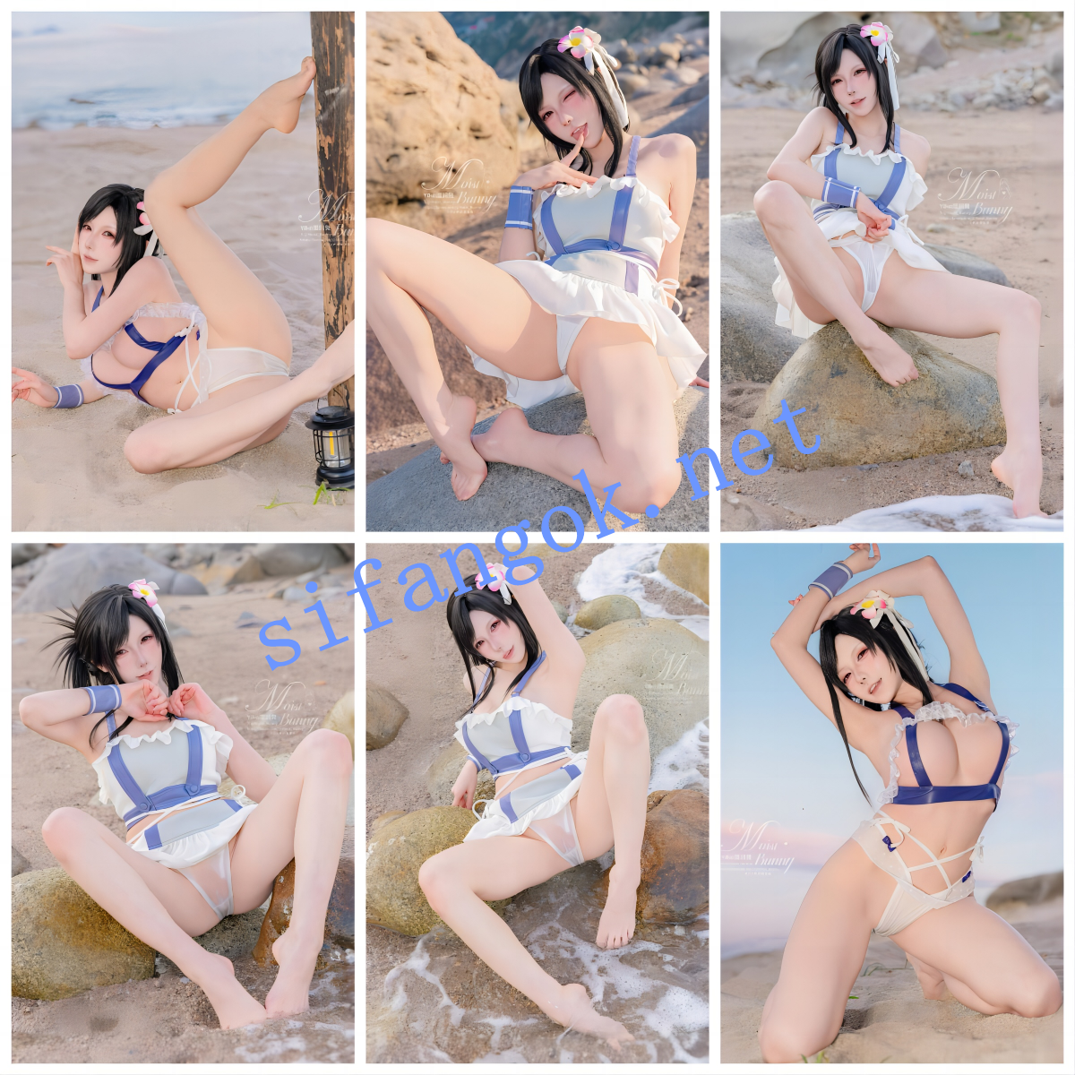 B站 Yiko湿润兔 咬一口兔娘】泳装限定作 三套尺度写真合集【249P】【5.78G】 预览图 2