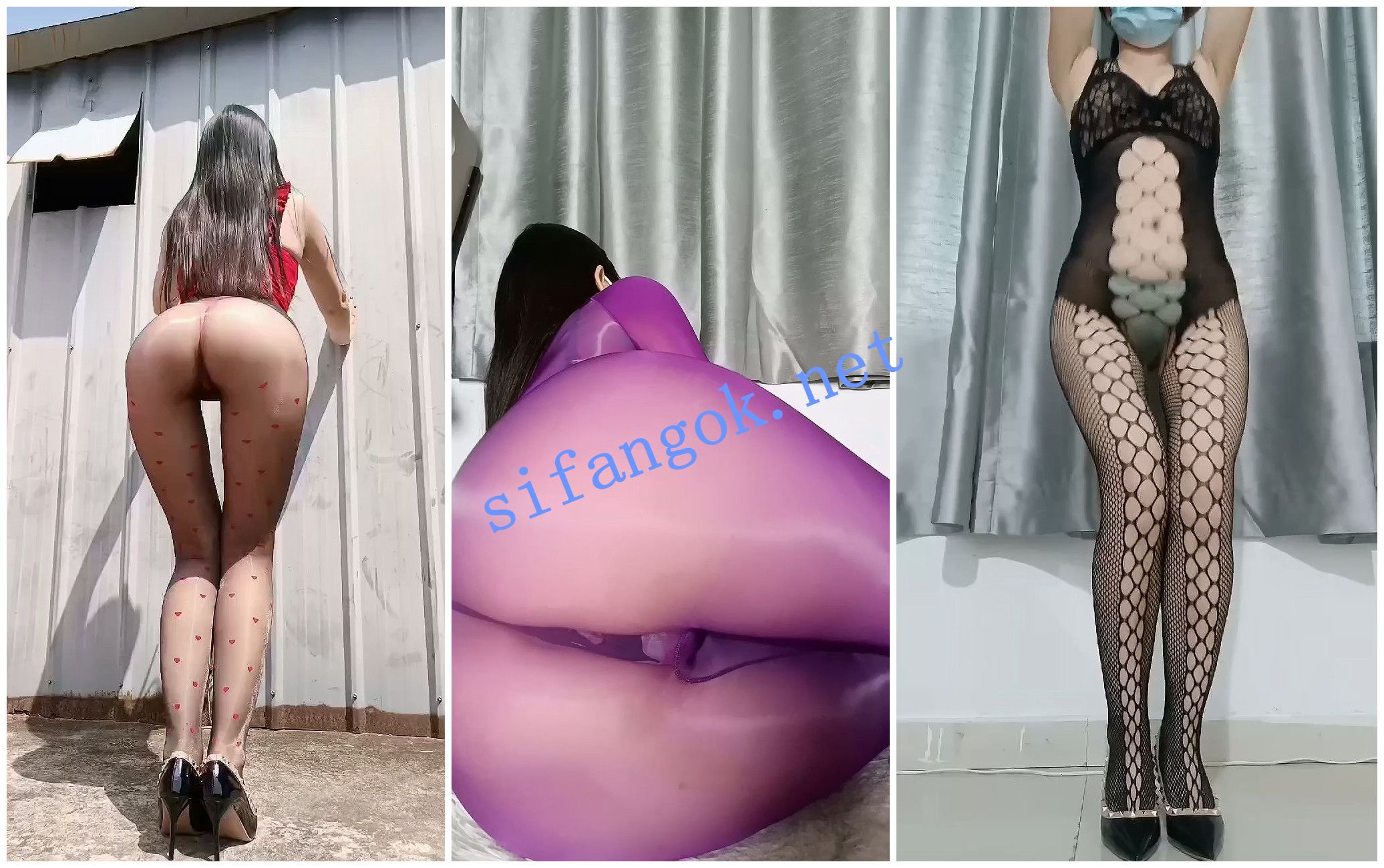 【快手福利】风骚骚舞妹子【猜不透人心】亮油丝袜顶B胯【10V】【889M】 预览图 2