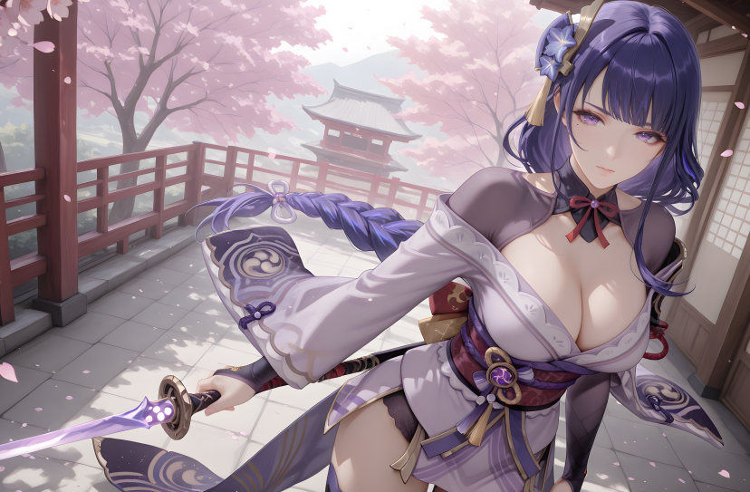 [Hajily]雷电将军[146P/430M]-福利岛