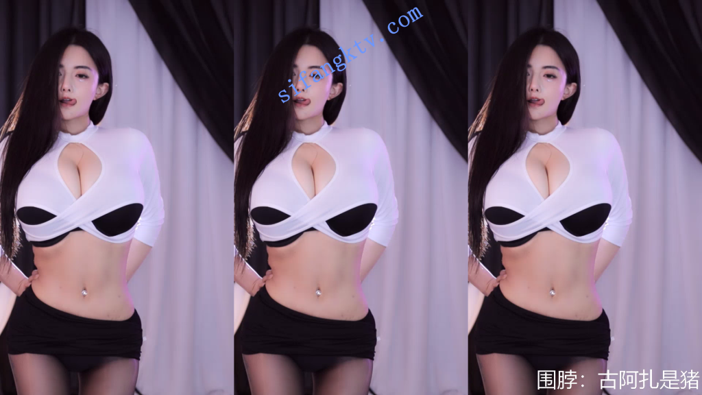 【虎牙古阿扎】4K画质-风骚大奶甩不停,黑丝诱惑-第二期【4V】【3.01G】 预览图 3