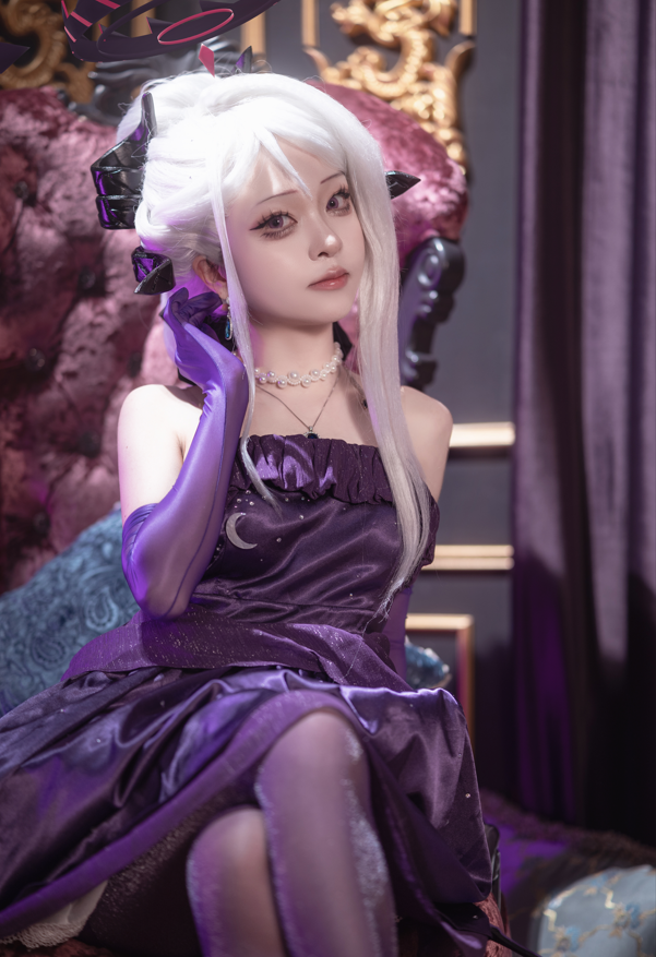 矢量鱼 蔚蓝档案 – 空崎日奈 连衣裙 【34P259M】-福利岛