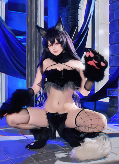 屿鱼Yukako – 碧蓝航线 爱宕 狼人 【51P 1.85GB】-福利岛