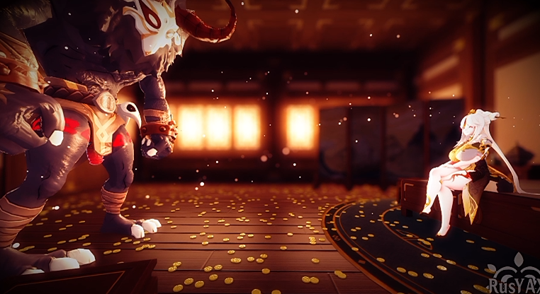 RusYAX 2026.01.30 原神 凝光 Ningguang X Mitachurl [420M]-福利岛