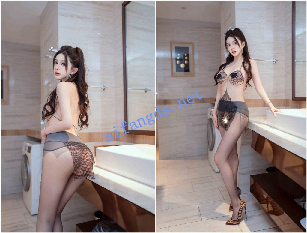 ✨秀人网 李丽莎✨高颜值美女 开裆黑丝诱惑 网内透奶子！【89P】【703M】 预览图 3