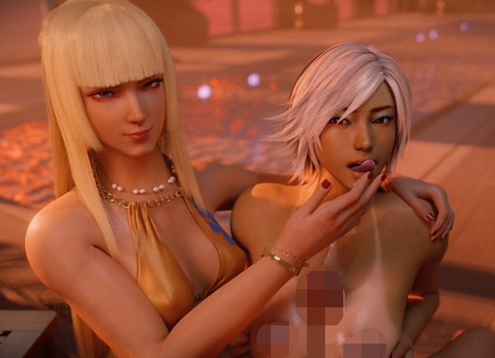 lewdgazer 2601：飞鸟&莉莉 性感女神姐妹花贴身侍奉[820M]-福利岛