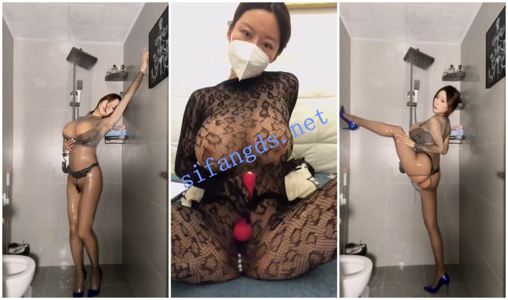 【快手福利】极品网红脸女神【臻妮】湿身骚舞道具自慰【13V】【479M】 预览图 2