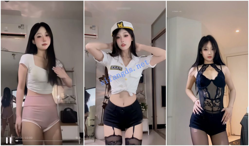 【快手福利】风骚御姐【丸子鱼 性感母蟑螂】骚舞瑜伽裤【17V】【2.43G】 预览图 4