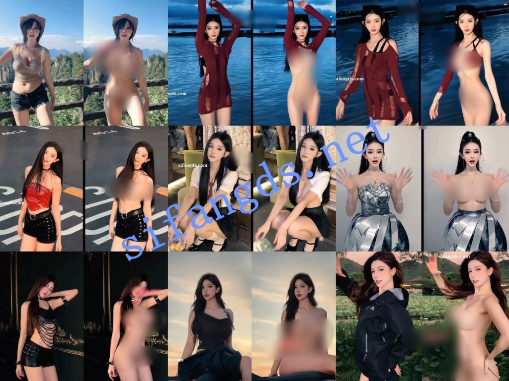 【AI重磅】抖音10位网红 大神制作 脱衣裸舞日常 超顶级02【10V】【2.22G】 预览图 5