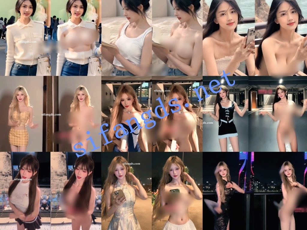 【AI重磅】抖音10位网红 大神制作 脱衣裸舞日常 超顶级02【10V】【2.22G】 预览图 4