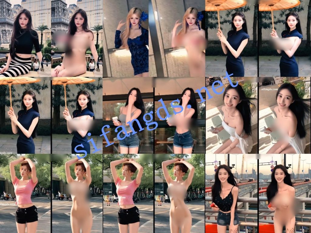 【AI重磅】抖音10位网红 大神制作 脱衣裸舞日常 超顶级02【10V】【2.22G】 预览图 1