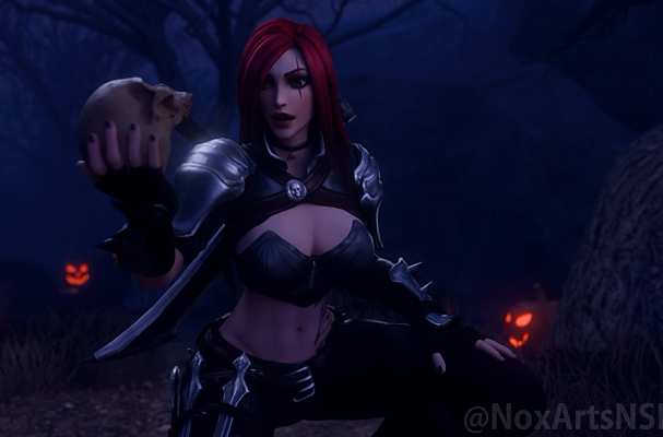 [3D]NoxArtsNSFW 2512：卡特琳娜+绫音 性御姐多人凌辱中出[370M] 预览图 1