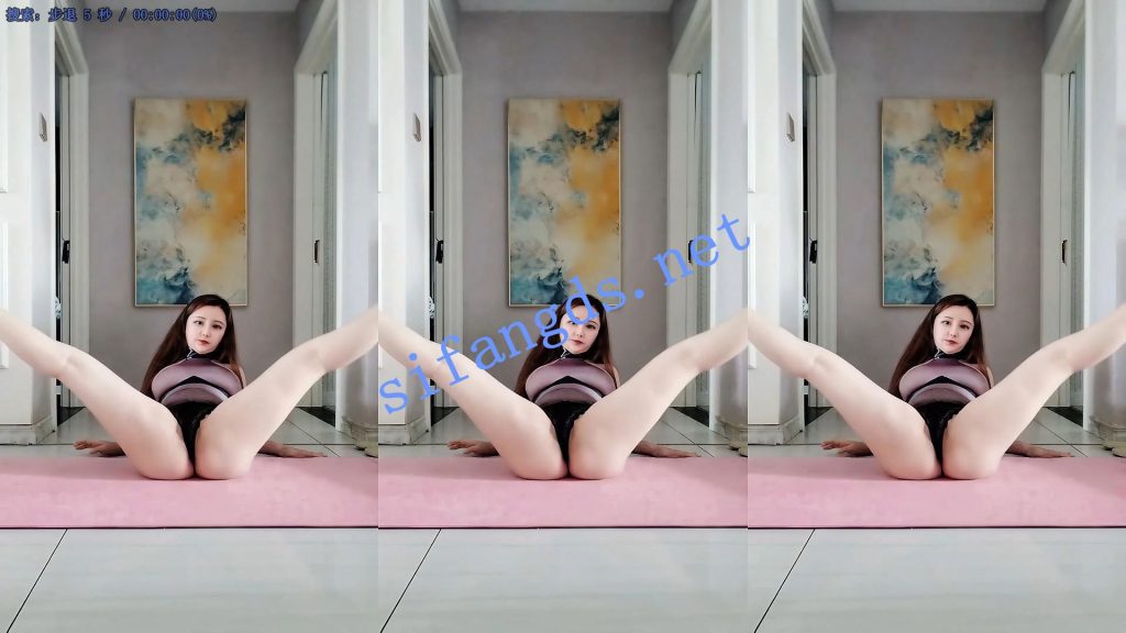 【UC】热舞尤猫，肥臀大奶主播高难度定制极限开腿【5V】【565M】 预览图 4