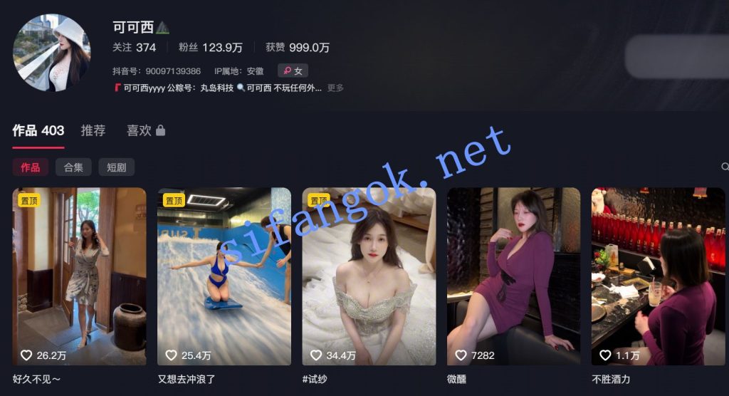 【抖音】可可西 百万粉S型巨乳网红 情趣内衣骚舞定制6V【6V】【1.1G】 预览图 10